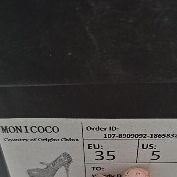 Monicoco Nude Mary Jane Closed Round‎ Toe 5 Stiletto Heels - Picture 14 of 15